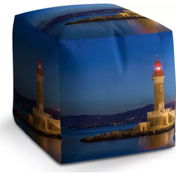 Taburet Sablio Taburet Cube Noční maják: 40x40x40 cm