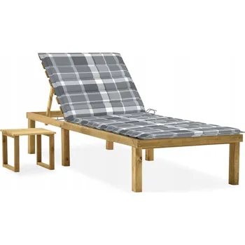 Obraz VidaXL Zelené dřevěné Lehátko