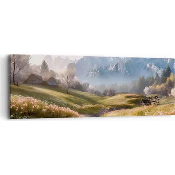 Obraz Obraz na plátně do obýváku ložnice 90x30 krajina foto obrazy na zeď