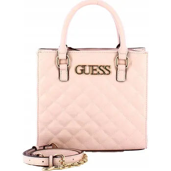 Guess kabelka eko kůže růžová
