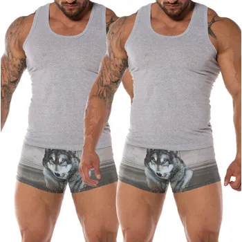 Markal tílko, nátělník, bavlněné tričko bez rukávů, top kulatý výstřih bez rukávů šedé velikost L