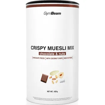 Fitness strava Crispy Muesli Mix - GymBeam Příchuť: čokoláda oříšky