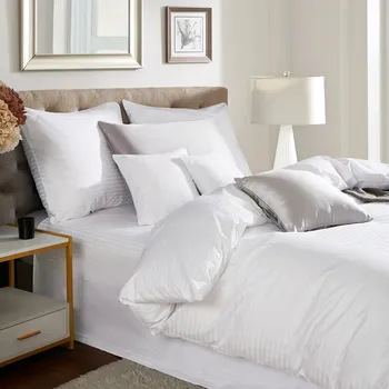 Povlečení Sada povlečení z damaškového damašek 140x200 bílá