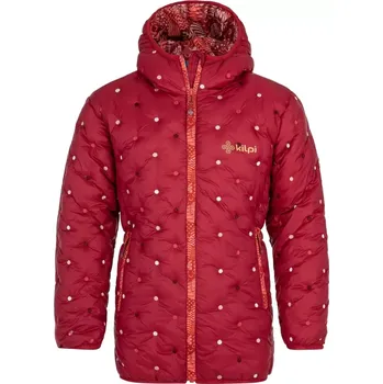 Dívčí oblečení Dívčí zimní kabát Kilpi DAMIA-JG tmavě červená 110