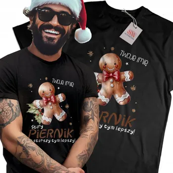 Pánské tričko Tričko s vlastním jménem – vánoční dárek, velikost L