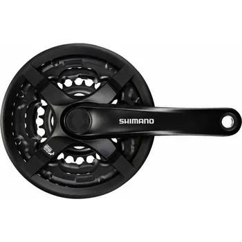 Klika na kolo Kliky 3 SHIMANO Tourney FC-TY501-L 175mm 48-38-28z, černé s krytem