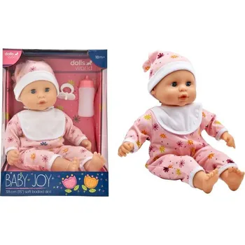 Panenka Panenka DollsWorld baby Joy 38cm růžová