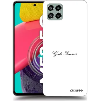 Pouzdro na mobilní telefon Picasee silikonový průhledný obal pro Samsung Galaxy M53 5G - Gods Favorite