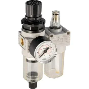 Příslušenství ke kompresoru P2U-14 Jednotka úpravná 1/4" (regulátor s filtrem + olejovač) (ABAC)