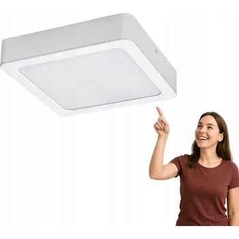 Stropní Svítidlo Rabalux 22 bílá čtvercová