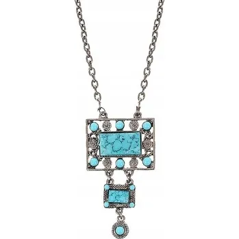 Náhrdelník Náhrdelník / přívěsek s ozdobným modrým přívěskem