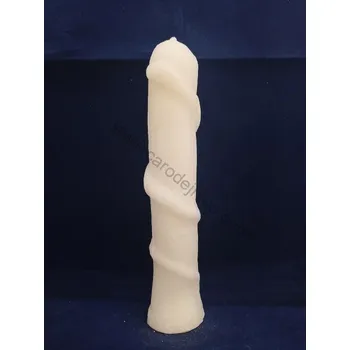 Svíčka Svíčka figurální Had bílý