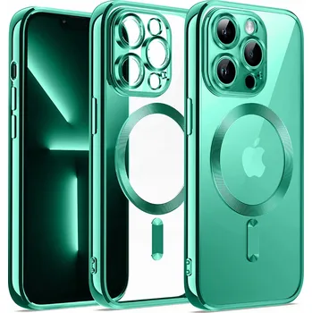 Pouzdro na mobilní telefon Zadní Kryt Smart-Tel pro Apple iPhone 12 Pro Max zelený