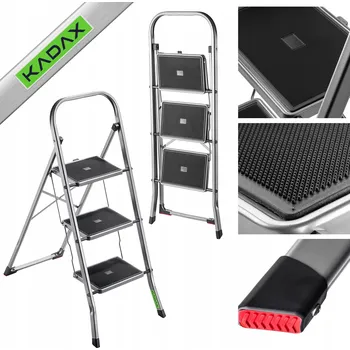 Žebřík Skládací ŽEBŘÍK žebřík KADAX pro domácnost 150 kg