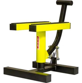 Nářadí na motocykly BIKETEC PRO stojan/zvedák/podstavec motocyklu CROSS barva žlutá fluorescenční (BIKETEC PRO stojan/zvedák/podstavec motocyklu CROSS barva žlutá fluorescenční)