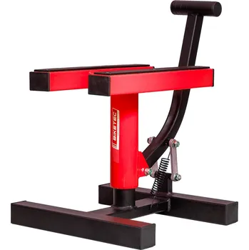 Nářadí na motocykly BIKETEC PRO stojan/zvedák/podstavec motocyklu CROSS barva červená (BIKETEC PRO stojan/zvedák/podstavec motocyklu CROSS barva červená)