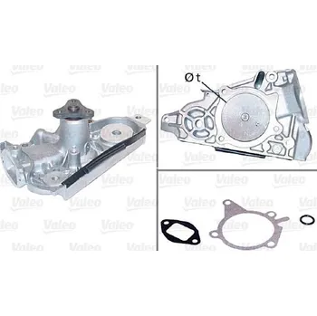 Chladič motoru Vodní čerpadlo, chlazení motoru VALEO 506948