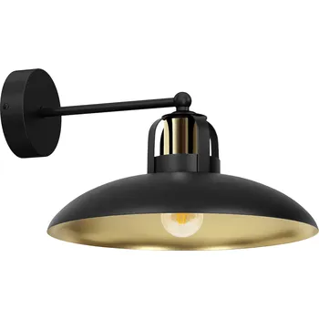 Nástěnné svítidlo Nástěnné svítidlo Felix, 1x zlaté/černé kovové stínítko, b/g