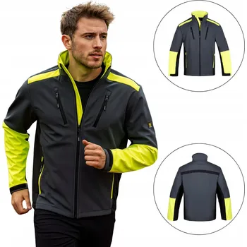 PÁNSKÁ SPORTOVNÍ SOFTSHELLOVÁ BUNDA NEW DESIGN BĚHÁNÍ KOLO vel. 3XL