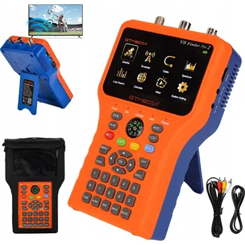 Zabezpečení domácnosti GTMEDIA V8 Finder Pro2 měřič signálu, 4.3" indikátor síly signálu pro satelitní a pozemní TV