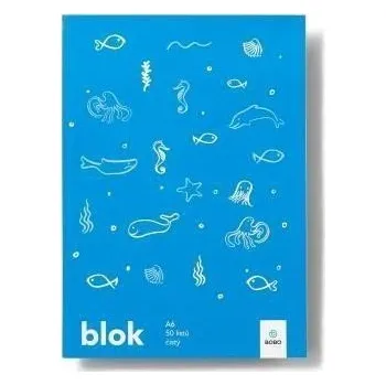 Blok Poznámkový blok SVĚT A6 - čistý 50 listů