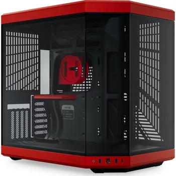 PC skříň HYTE skříň Y70 Black Cherry / levé a přední sklo / Riser PCIe 4.0 / bez zdroje / 1x USB-C / 2x USB-A /
