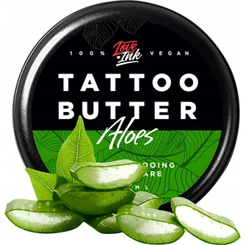 Tělový krém Na tetování máslo Aloe 100ml