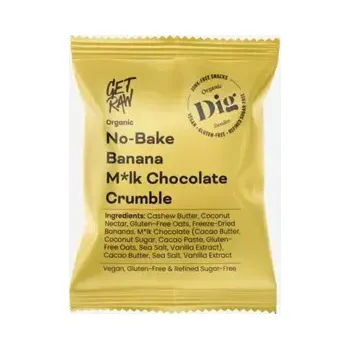 Tyčinka ovesná nepečená se světlou čokoládou a banánem BIO 35 g