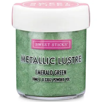 Potravinářské barvivo Prachová barva metalická Emerald Green 10ml - Sweet Sticks