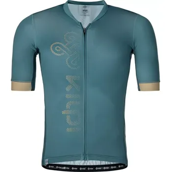 cyklistický dres Pánský cyklistický dres Kilpi BRIAN-M tyrkysová XXL