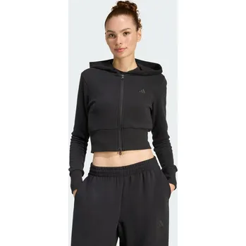 Pánská mikina ADIDAS Sportovní top Seasonal Essentials French Terry Full-Zip 3XL ČERNÁ