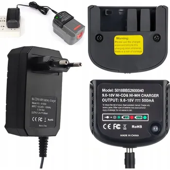 Nabíječka baterií Nabíječka NiMH 9,6V 12V 14,4V 18V pro všechny Black&Decker