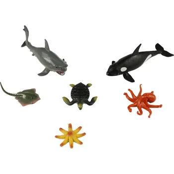 Figurka Zvířata mořská 6 ks v krabici