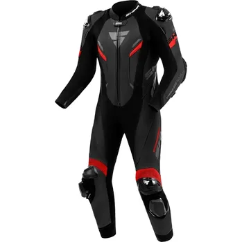Kožená kombinéza na motorku Shima Hyper-RS černo-červená 46