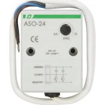 vypínač Schodišťový automat ASO_24 10A 0,5-10min 24VAC F&F