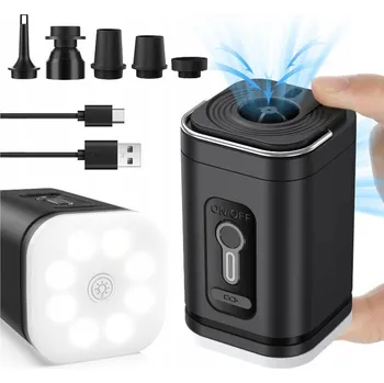 IP kamera AKUMULATOROWA POMPKA DO MATERACA PIŁKI BASENU ELEKTRYCZNA USB + KOŃCÓWKI