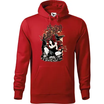 Pánská mikina DOBRÝ TRIKO Pánská mikina s potiskem Wicked Velikost pánské mikiny: 2XL, Barva: Červená