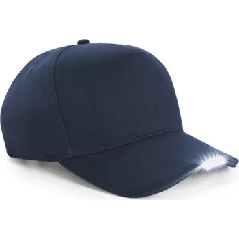 Pracovní obuv Beechfield Kšiltovka B 515 LED Light, 5 panelová - AKCE! COT53051529099-french navy UNI Navy french