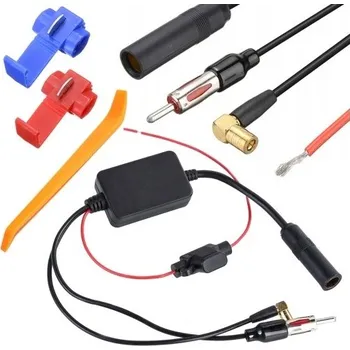 Bezpečnostní kamera Wzmacniacz anteny samochodowej – zlepšení signálu FM/DAB+, 12V