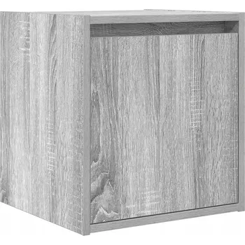 Noční stolek Noční stolek závěsný Šedá Sonoma 38x34x40 cm