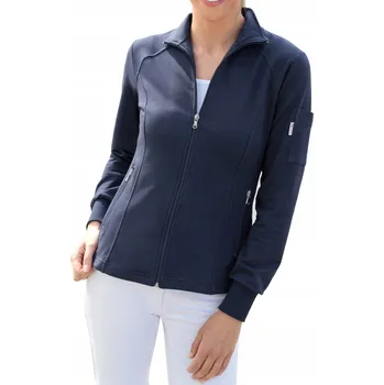 Dámská mikina Dámská mikina CLINICDRESSnp8 bez kapuce , MIKINA na zip. MIKINA CLINIC DRESS TMAVĚ MODRÁ 183005-543np8 velikost XL