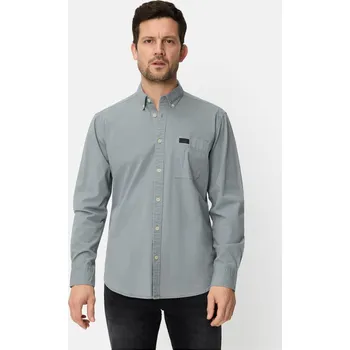 Pánská košile KOŠILE CAMEL ACTIVE LONGSLEEVE SHIRT STONE BLUE
