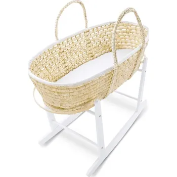 košík pro miminko Albero Mio Koš Mojžíšův pro miminko se stojanem + matrace, přírodní