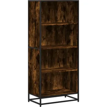 Knihovna Regál, kouřový dub, 60x35x139 cm, dřevotříska