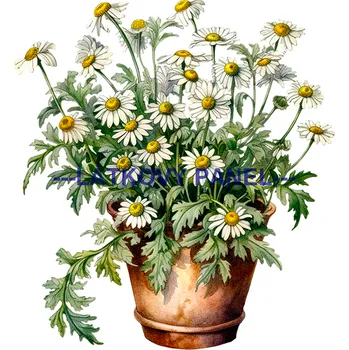 Látkový panel - Bylinky - BY-19 Velikost: 15x15cm, Materiál: Kočárkovina