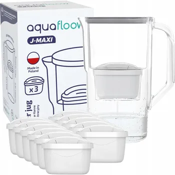 Filtrace vody Filtrační konvice AquaFloow J-MAXI 2,5 l šedá + 12x filtr