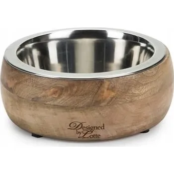Miska pro psa Jedna kovová miska Karlie hnědá 0,65 l