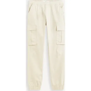 Pánské oblečení Celio Kalhoty cargo Docar 1127113 Béžová L