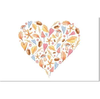 prostírání Sablio Prostírání Podzimní srdce: 40x30cm