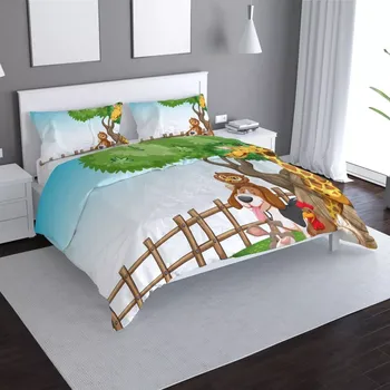 Povlečení Sablio Povlečení Zvířátka 2 - 140x220 / 90x70